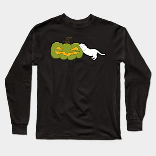 Green Scratch-O-Lantern Long Sleeve T-Shirt